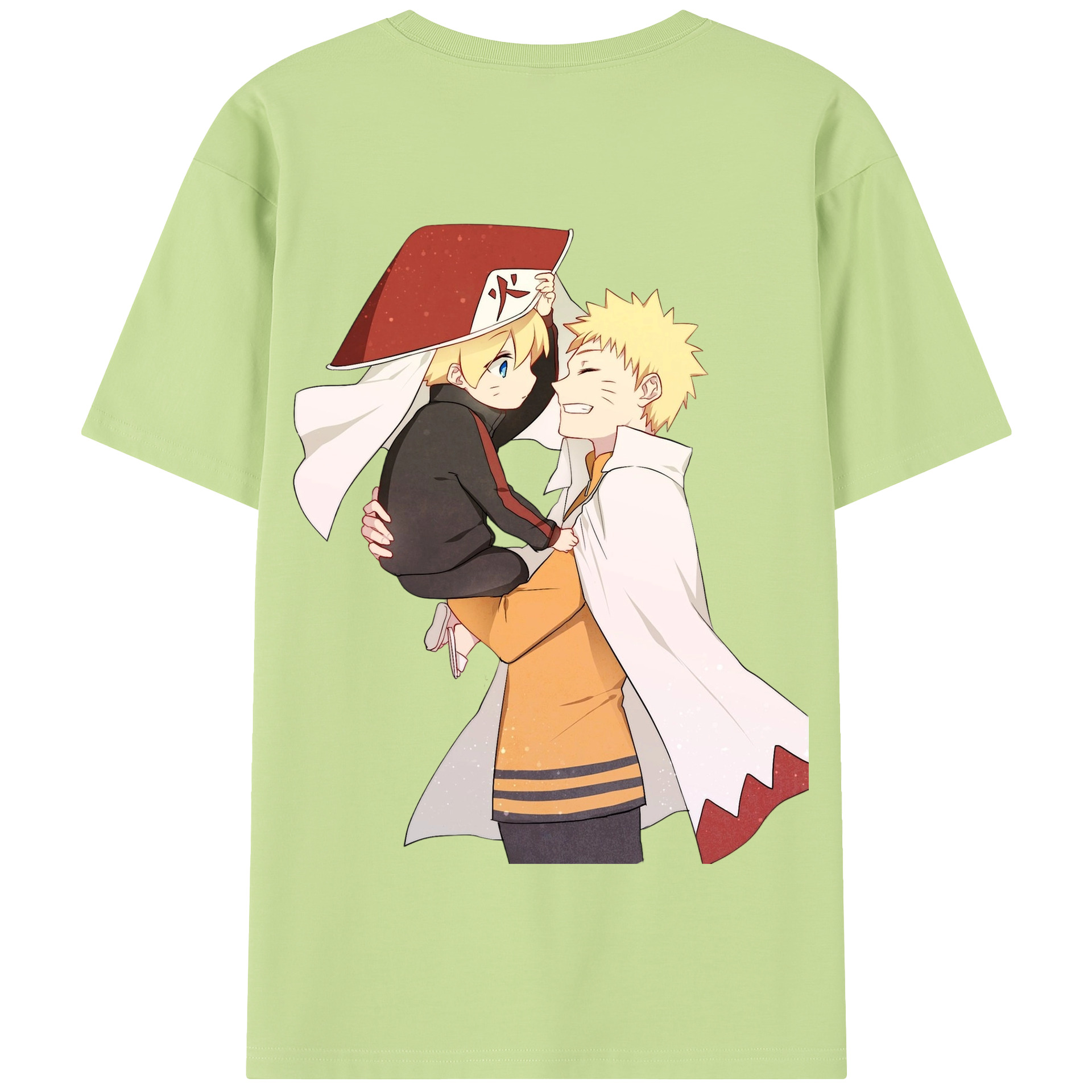 （画像用） NARUTO -ナルト- うずまき ナルト Uzumaki Naruto 綿100％半袖Tシャツ（背面プリント）
